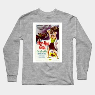 Vintage Movie - Hot Rod Girl Long Sleeve T-Shirt